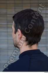 Head Hair Man White Casual Slim Street photo references